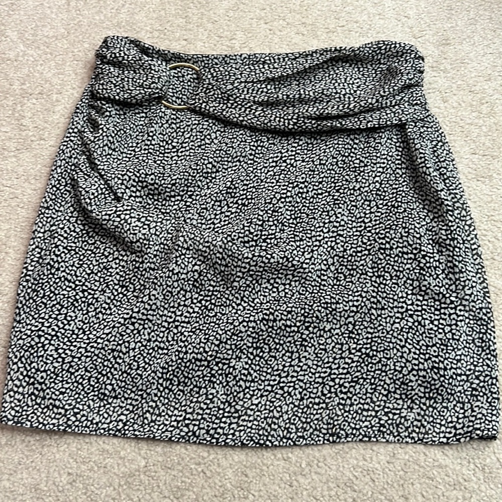 NWT zara animal print skirt